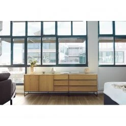 Red Living Kommode Tabora I - Echtholzfurnier - Eiche -Wohnzimmermöbel boutique en ligne 1000363970 220714 021 MOOD DETAILS P000000001000363970 mood