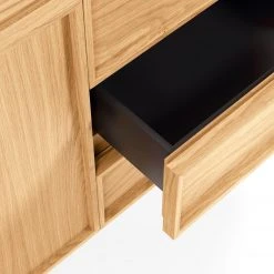 Red Living Sideboard Tabora - Echtholzfurnier - Eiche -Wohnzimmermöbel boutique en ligne 1000363989 220714 045 DETAILS P000000001000363989