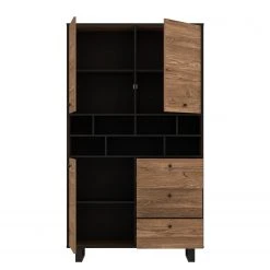 Red Living Highboard Trylith - Eiche Rustikal Dekor / Schwarz 15 Red Living Highboard Trylith - Eiche Rustikal Dekor / Schwarz -Wohnzimmermöbel boutique en ligne 1000364610 220719 030 DETAILS P000000001000364610