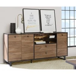 Red Living Sideboard Trylith I - Eiche Rustikal Dekor / Schwarz 17 Red Living Sideboard Trylith I - Eiche Rustikal Dekor / Schwarz -Wohnzimmermöbel boutique en ligne 1000364622 220719 021 MOOD DETAILS P000000001000364622 mood