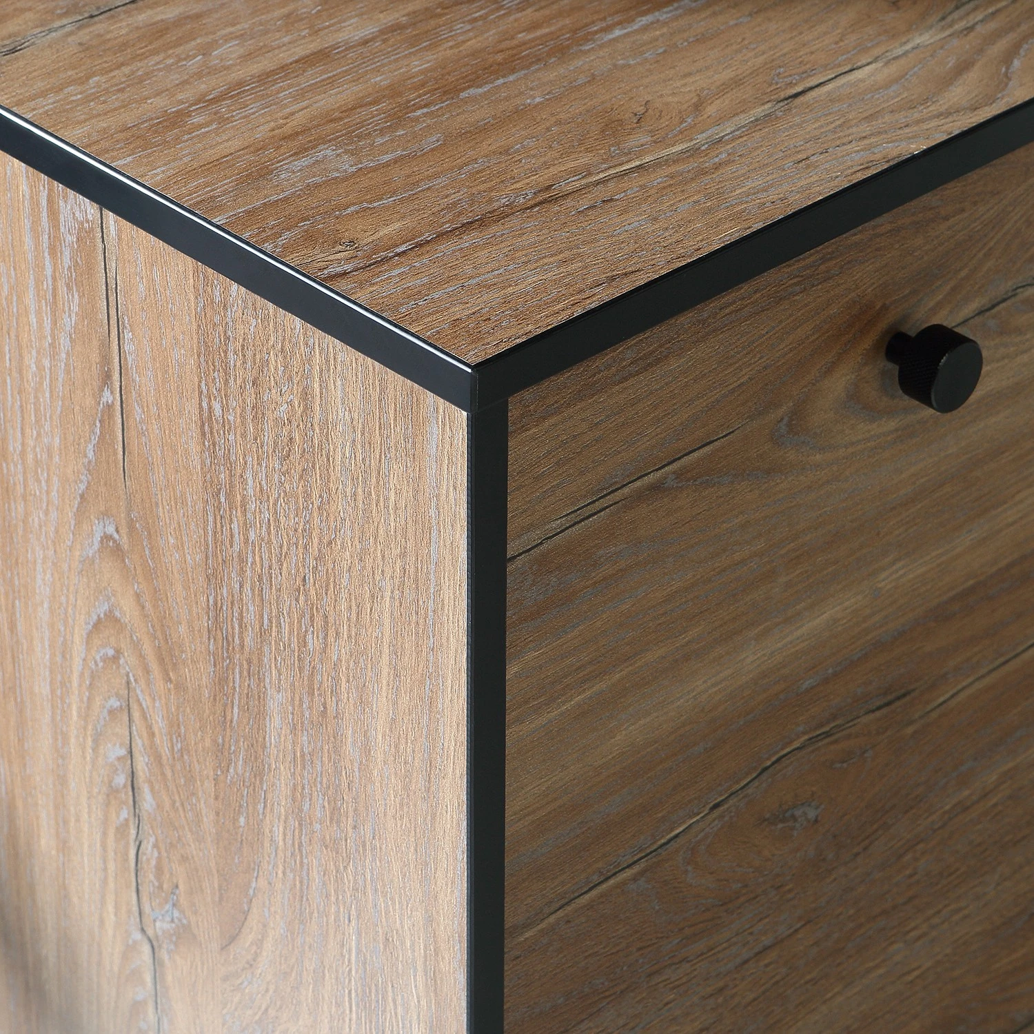 Red Living Sideboard Trylith I - Eiche Rustikal Dekor / Schwarz 10 Red Living Sideboard Trylith I - Eiche Rustikal Dekor / Schwarz – Bild 10