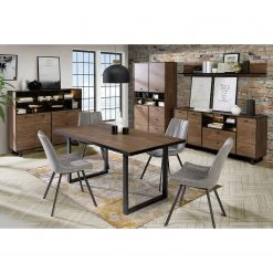 Red Living Sideboard Trylith II - Eiche Rustikal Dekor / Schwarz -Wohnzimmermöbel boutique en ligne 1000364623 220719 022 MOOD DETAILS P000000001000364623 mood