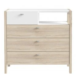 Loftscape Kommode Thurles II - Eiche Sonoma Dekor / Weiß -Wohnzimmermöbel boutique en ligne 1000364902 220722 030 DETAILS P000000001000364902