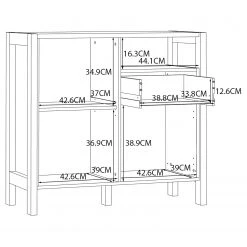 Loftscape Kommode Thurles I - Eiche Sonoma Dekor / Weiß 13 Loftscape Kommode Thurles I - Eiche Sonoma Dekor / Weiß -Wohnzimmermöbel boutique en ligne 1000364904 220722 501 SKETCH DETAILS P000000001000364904 sketch