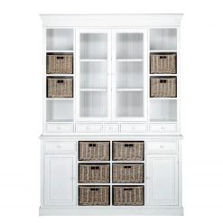 Butlers Wohnschrank CAMPAGNE - Paulownia furnier - Weiß -Wohnzimmermöbel boutique en ligne 1000365703 220728 040 DETAILS P000000001000365703