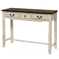 Butlers Konsolentisch CABOTT COVE - Esche Furnier - Creme / Natur