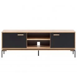 Schildmeyer TV-Lowboard Looks - Schwarz / Eiche Dekor -Wohnzimmermöbel boutique en ligne 1000366040 220809 030 DETAILS P000000001000366040