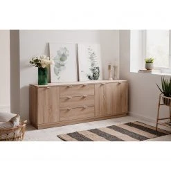 Loftscape Sideboard Alcester II - Eiche Sonoma Dekor -Wohnzimmermöbel boutique en ligne 1000366184 220816 021 MOOD DETAILS P000000001000366184 mood