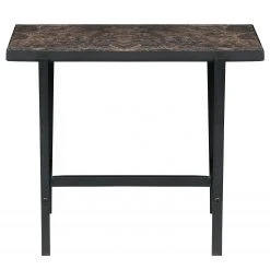 Red Living Beistelltisch Bowes - Marmor Braun Dekor / Schwarz -Wohnzimmermöbel boutique en ligne 1000366390 220823 050 DETAILS P000000001000366390
