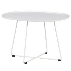 Wohnzimmermöbel boutique en ligne 22 Loftscape Couchtisch Reeth - Metall - Weiß