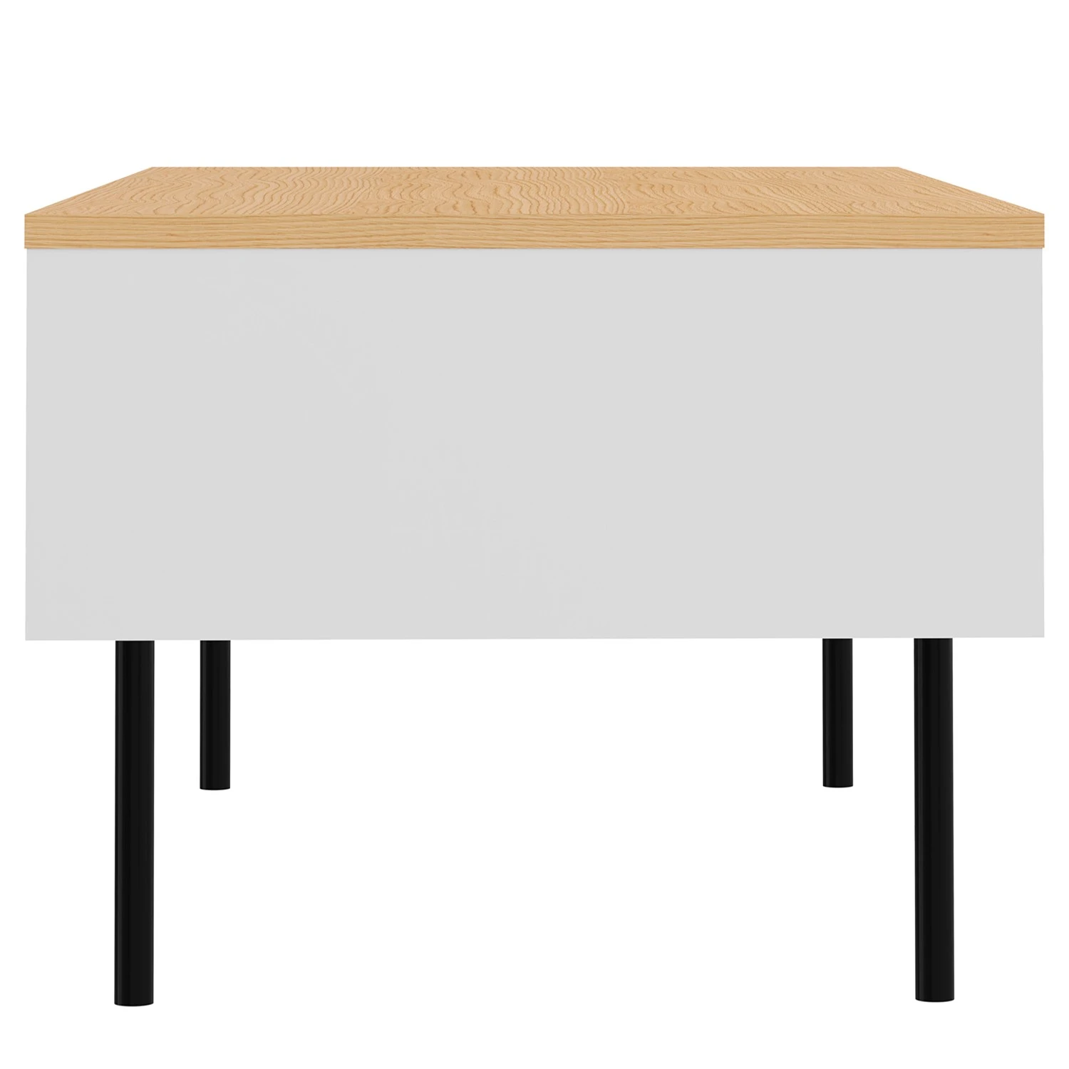 Temahome Couchtisch Radio - Echtholzfurnier - Weiß / Eiche 4 Temahome Couchtisch Radio - Echtholzfurnier - Weiß / Eiche – Bild 4