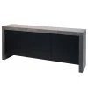 Temahome Sideboard Kobe I - Schwarz / Beton Dekor