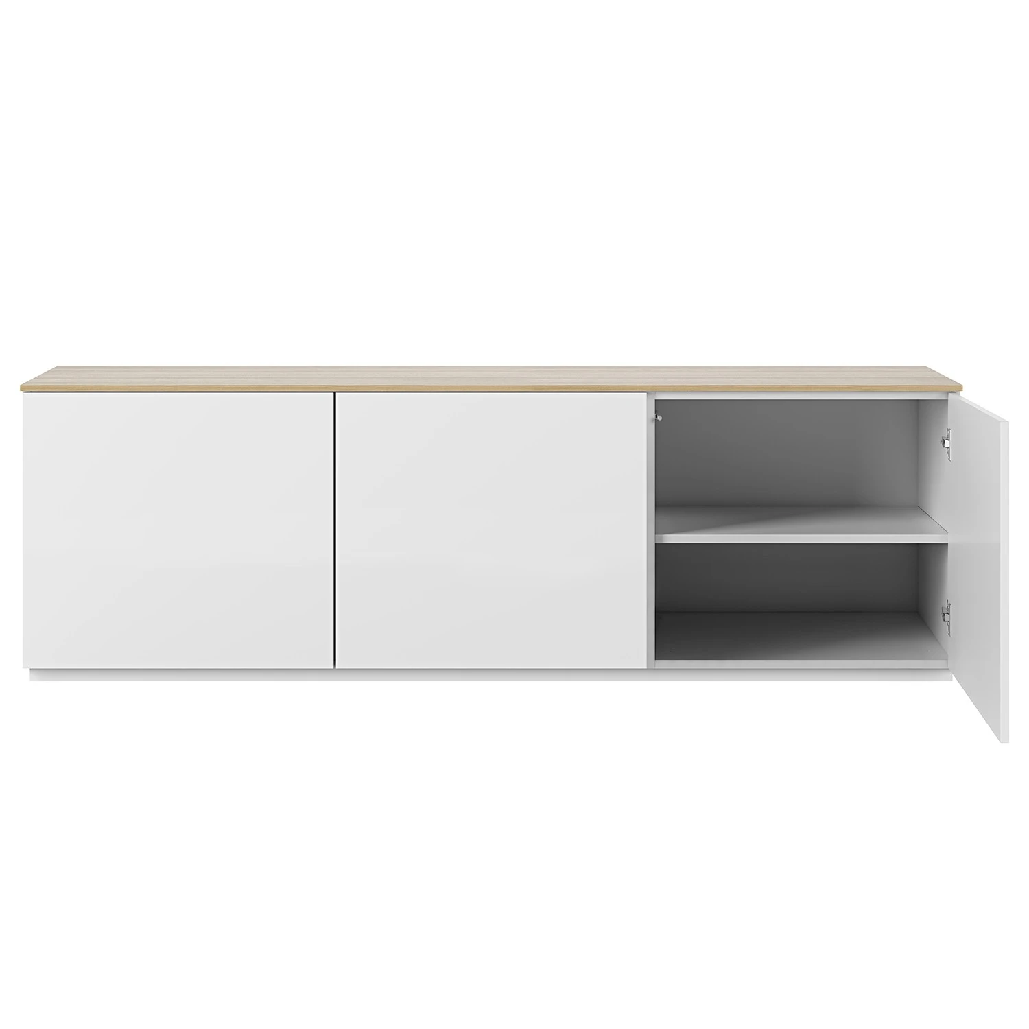 Temahome Sideboard Join X - Weiß / Eiche 2 Temahome Sideboard Join X - Weiß / Eiche – Bild 2