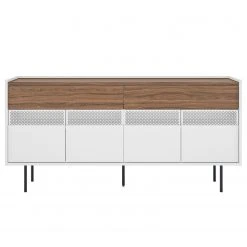 Temahome Sideboard Radio - Echtholzfurnier - Weiß / Walnuss 10 Temahome Sideboard Radio - Echtholzfurnier - Weiß / Walnuss -Wohnzimmermöbel boutique en ligne 1000366697 220906 030 DETAILS P000000001000366697