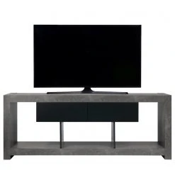 Temahome TV-Lowboard Nara - Beton Dekor / Schwarz