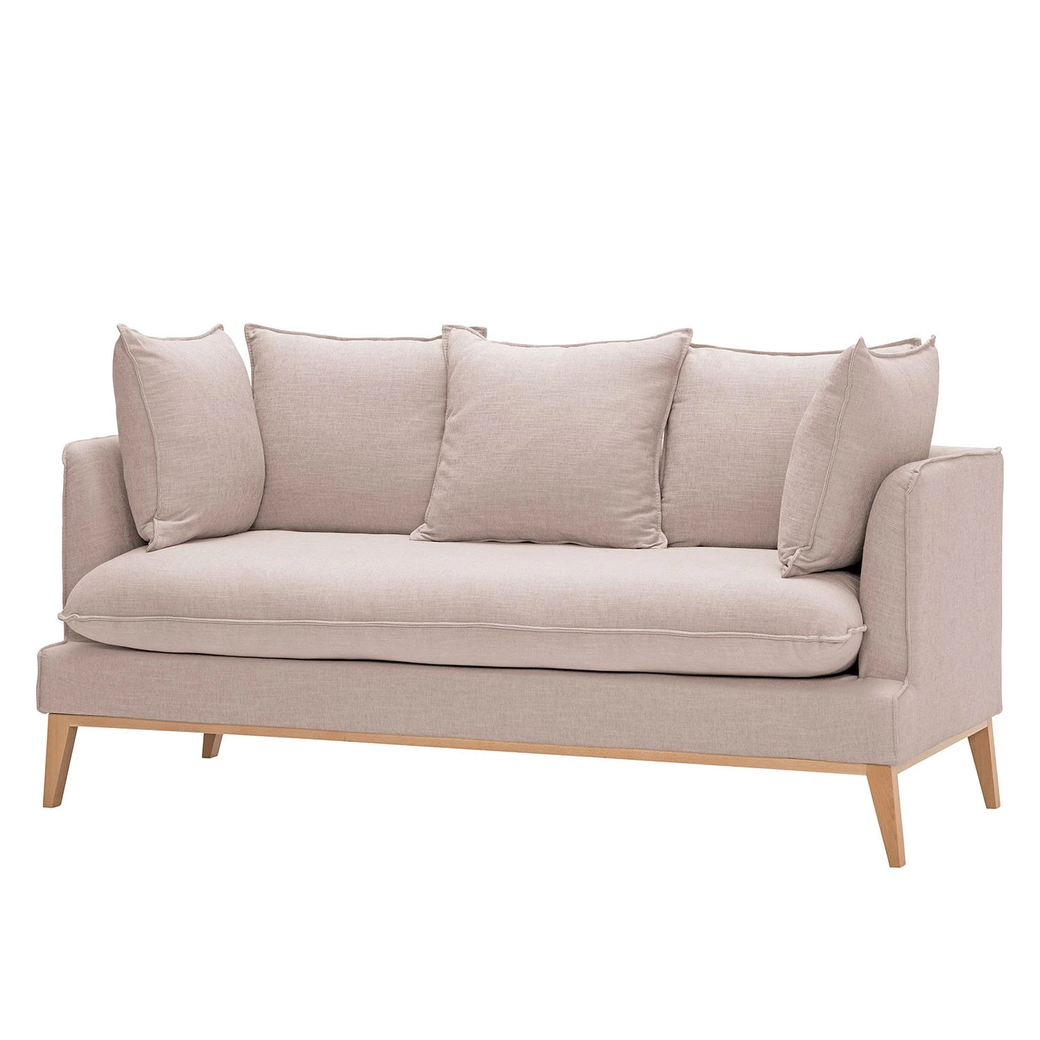 Mørteens Sofa Sulviken (3-Sitzer) Webstoff - Stoff Dona: Beige-Rosa 1 Mørteens Sofa Sulviken (3-Sitzer) Webstoff - Stoff Dona: Beige-Rosa