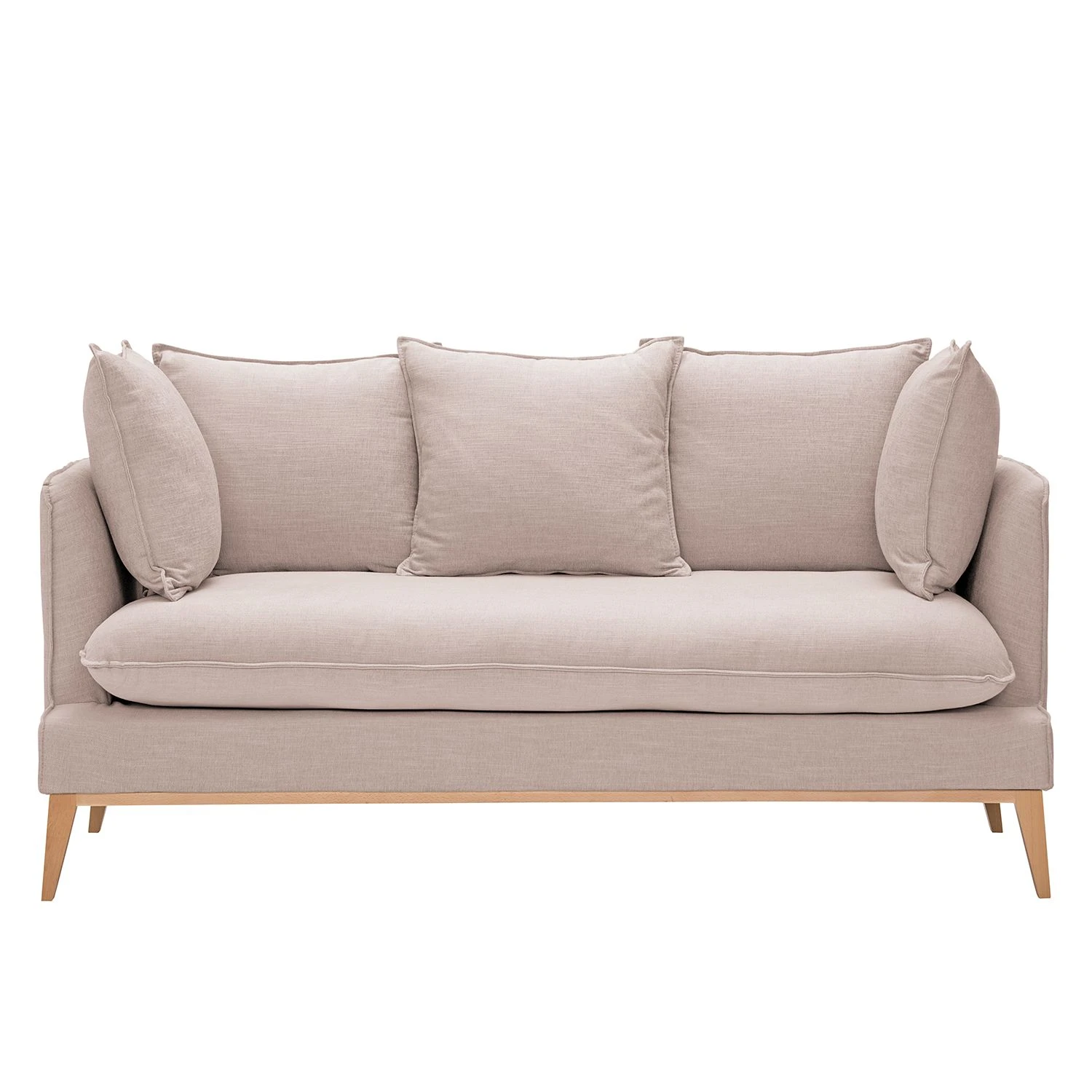 Mørteens Sofa Sulviken (3-Sitzer) Webstoff - Stoff Dona: Beige-Rosa 3 Mørteens Sofa Sulviken (3-Sitzer) Webstoff - Stoff Dona: Beige-Rosa – Bild 3