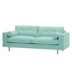 Studio Copenhagen Sofa Marlon (3-Sitzer) Webstoff - Stoff Dona: Mintgrün