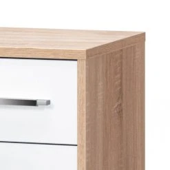 Aktenregal Merit - Eiche Sonoma Dekor / Hochglanz Weiß -Wohnzimmermöbel boutique en ligne aktenregal merit eiche sonoma dekor hochglanz weiss 347593