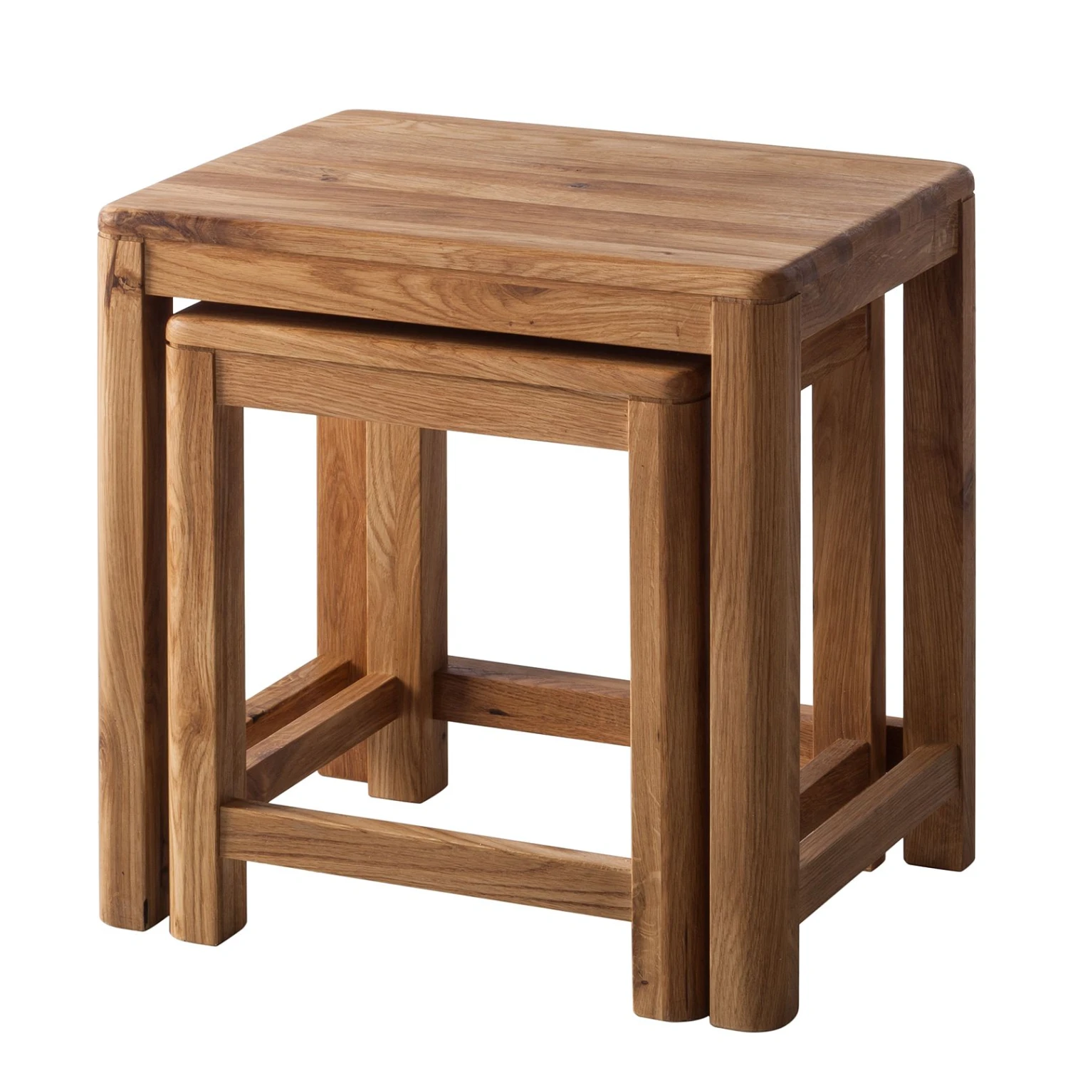 Ars Natura Beistelltisch Anamur (2er-Set) - Eiche 1 Ars Natura Beistelltisch Anamur (2er-Set) - Eiche