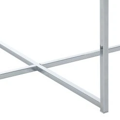 Fredriks Beistelltisch Cross - Metall - Silber 12 Fredriks Beistelltisch Cross - Metall - Silber -Wohnzimmermöbel boutique en ligne beistelltisch cross glas klar eckig 427363