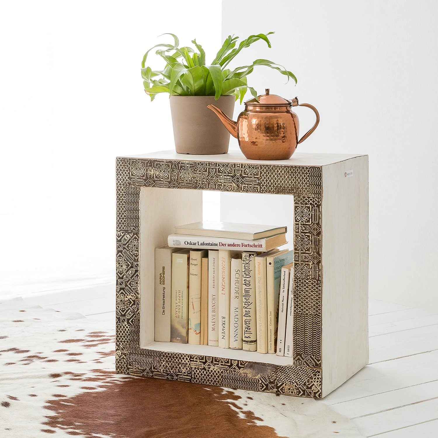 Wolf-Möbel Beistelltisch Goa White - Mehrfarbig 2 Wolf-Möbel Beistelltisch Goa White - Mehrfarbig – Bild 2