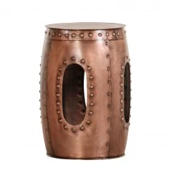 Ars manufacti Beistelltisch Marval I - Metall - Kupfer