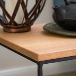 Ars manufacti Beistelltisch Mascotte - Eiche -Wohnzimmermöbel boutique en ligne beistelltisch mascotte eiche massiv metall eiche 5127520