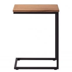 Ars manufacti Beistelltisch Montverde I - Eiche massiv / Metall - Eiche / Schwarz -Wohnzimmermöbel boutique en ligne beistelltisch montverde eiche massiv metall eiche 4667400