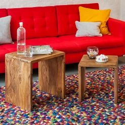 Ars Natura Beistelltisch-Set Trangle (2-teilig) - Sheesham Massiv 19 Ars Natura Beistelltisch-Set Trangle (2-teilig) - Sheesham Massiv -Wohnzimmermöbel boutique en ligne beistelltisch set trangle 2 teilig sheesham massiv 2841674