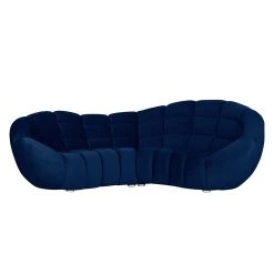 Jack & Alice Bigsofa Blair - Microfaser Blau -Wohnzimmermöbel boutique en ligne bigsofa blair microfaser blau 297155