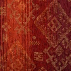 Maison Belfort Bigsofa Mosambik - Kunstleder / Webstoff - Dunkelbraun / Rot - Dunkelbraun / Rot -Wohnzimmermöbel boutique en ligne bigsofa christian kunstleder schwarz webstoff rot 354609