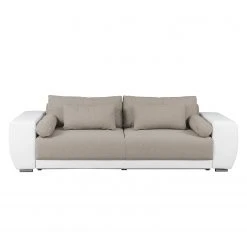 Roomscape Bigsofa Cubba (mit Schlaffunktion) - Kunstleder / Strukturstoff - Weiß / Cappuccino 11 Roomscape Bigsofa Cubba (mit Schlaffunktion) - Kunstleder / Strukturstoff - Weiß / Cappuccino -Wohnzimmermöbel boutique en ligne bigsofa cubba mit schlaffunktion kunstleder strukturstoff weiss cappuccino 4069536