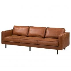 Ars manufacti Bigsofa FORT DODGE - Microfaser Yaka: Cognac
