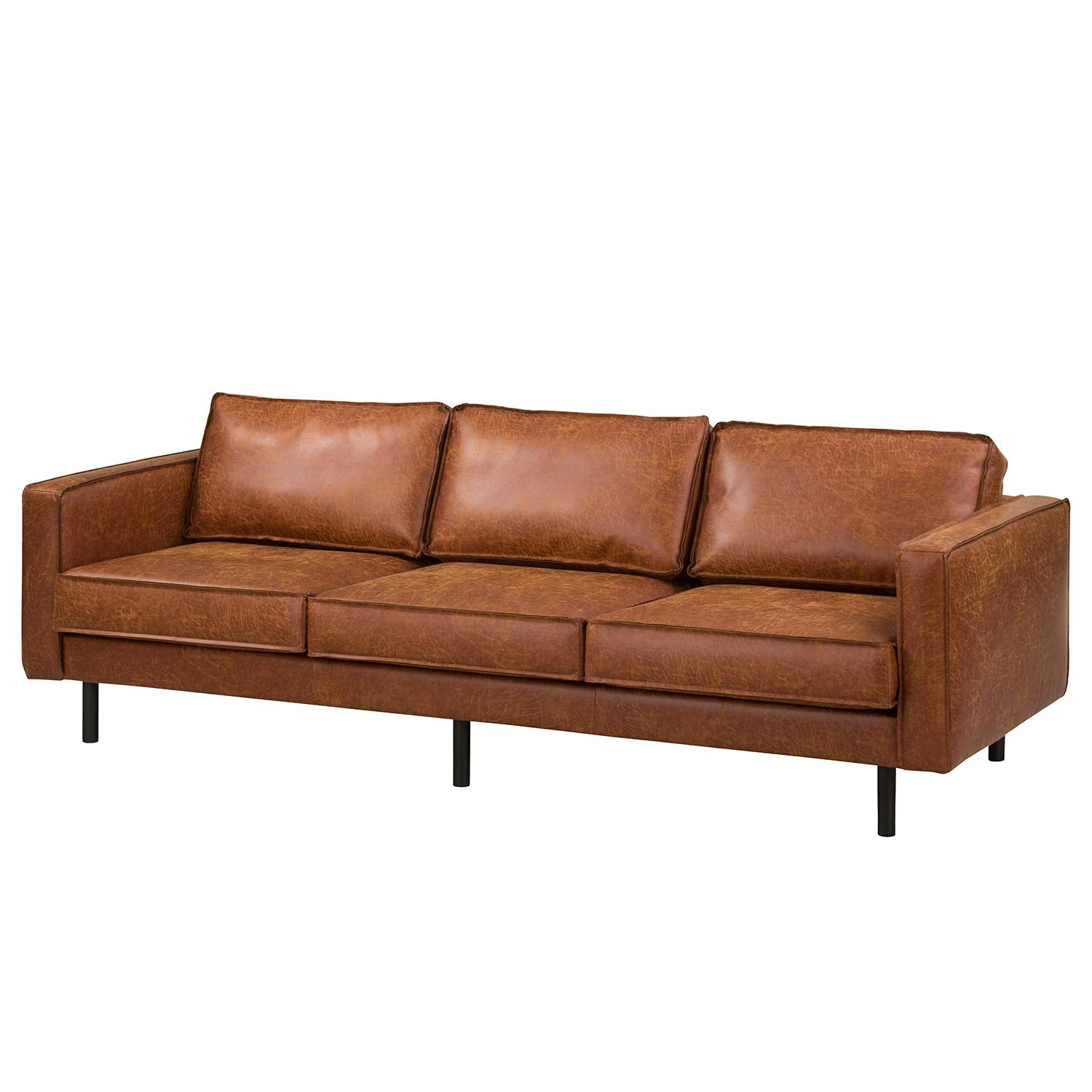 Ars manufacti Bigsofa FORT DODGE - Microfaser Yaka: Cognac 1 Ars manufacti Bigsofa FORT DODGE - Microfaser Yaka: Cognac
