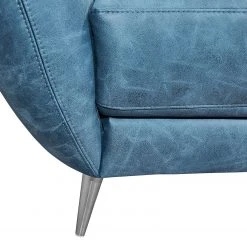 Ars manufacti Sofa Larrau (3-Sitzer) - Antiklederlook -Wohnzimmermöbel boutique en ligne bigsofa larrau antiklederlook kobaltblau 5115904