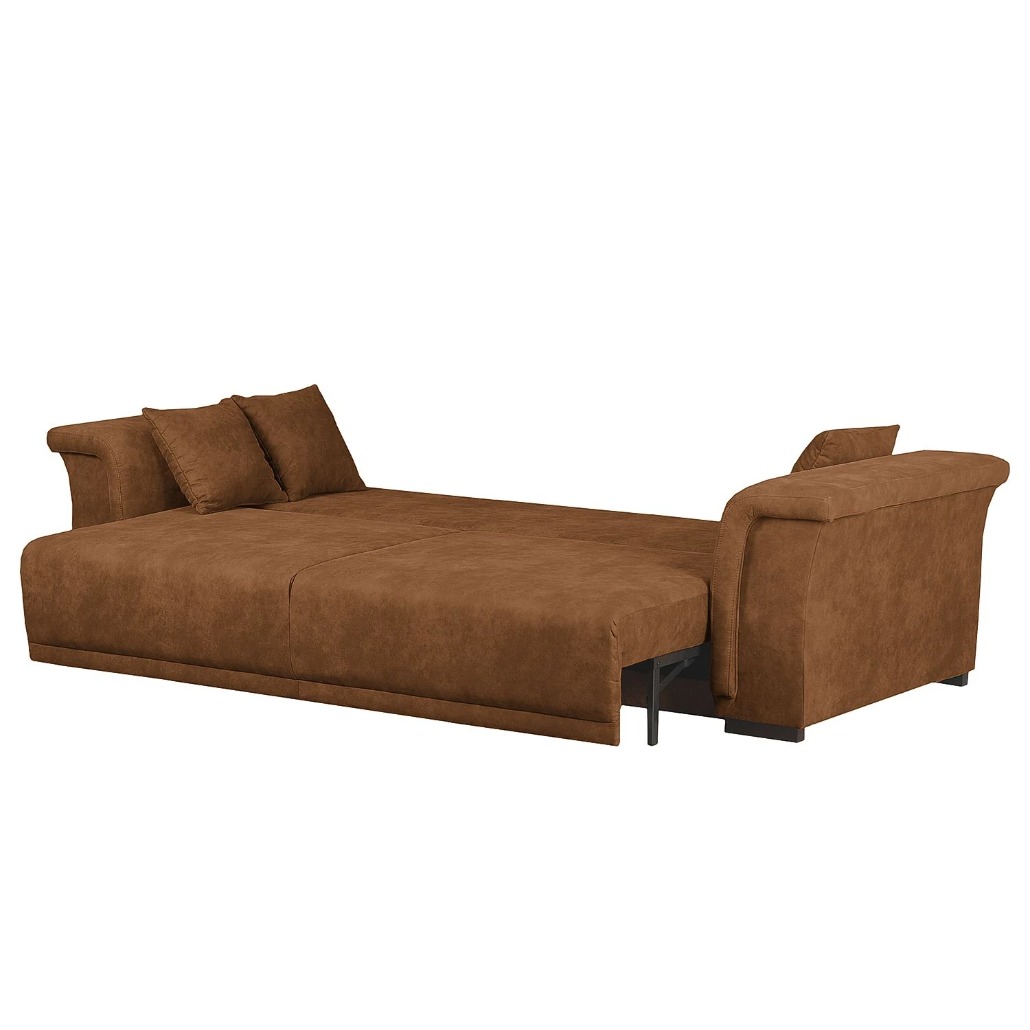 Ars Natura Bigsofa Rockypoint (mit Schlaffunktion) - Antiklederlook - Cognac 2 Ars Natura Bigsofa Rockypoint (mit Schlaffunktion) - Antiklederlook - Cognac – Bild 2