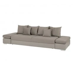 Fredriks Bigsofa Truman Kunstleder /Samtstoff - Taupe