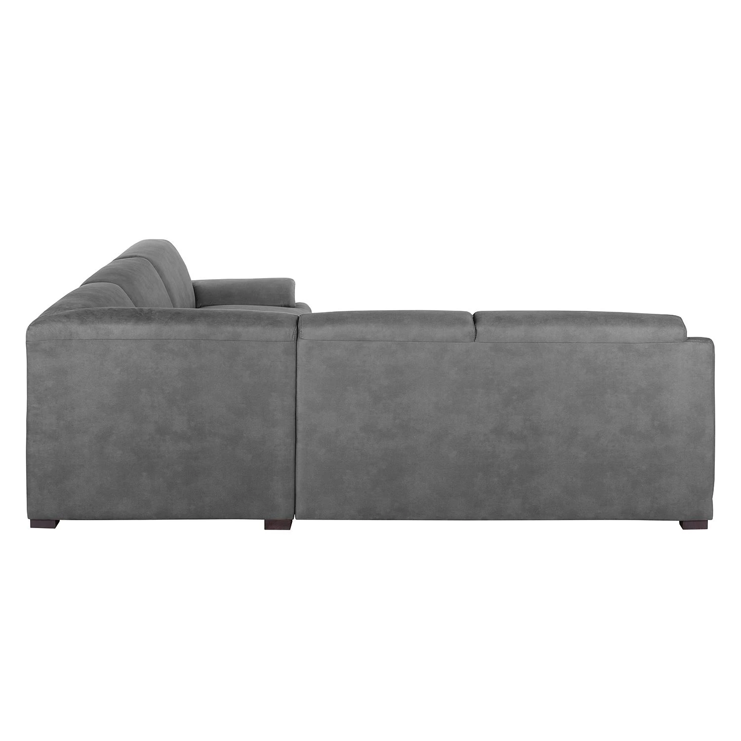 Modoform Boxspring-Ecksofa Pignola Microfaser - Antiklederlook - Grau 5 Modoform Boxspring-Ecksofa Pignola Microfaser - Antiklederlook - Grau – Bild 5