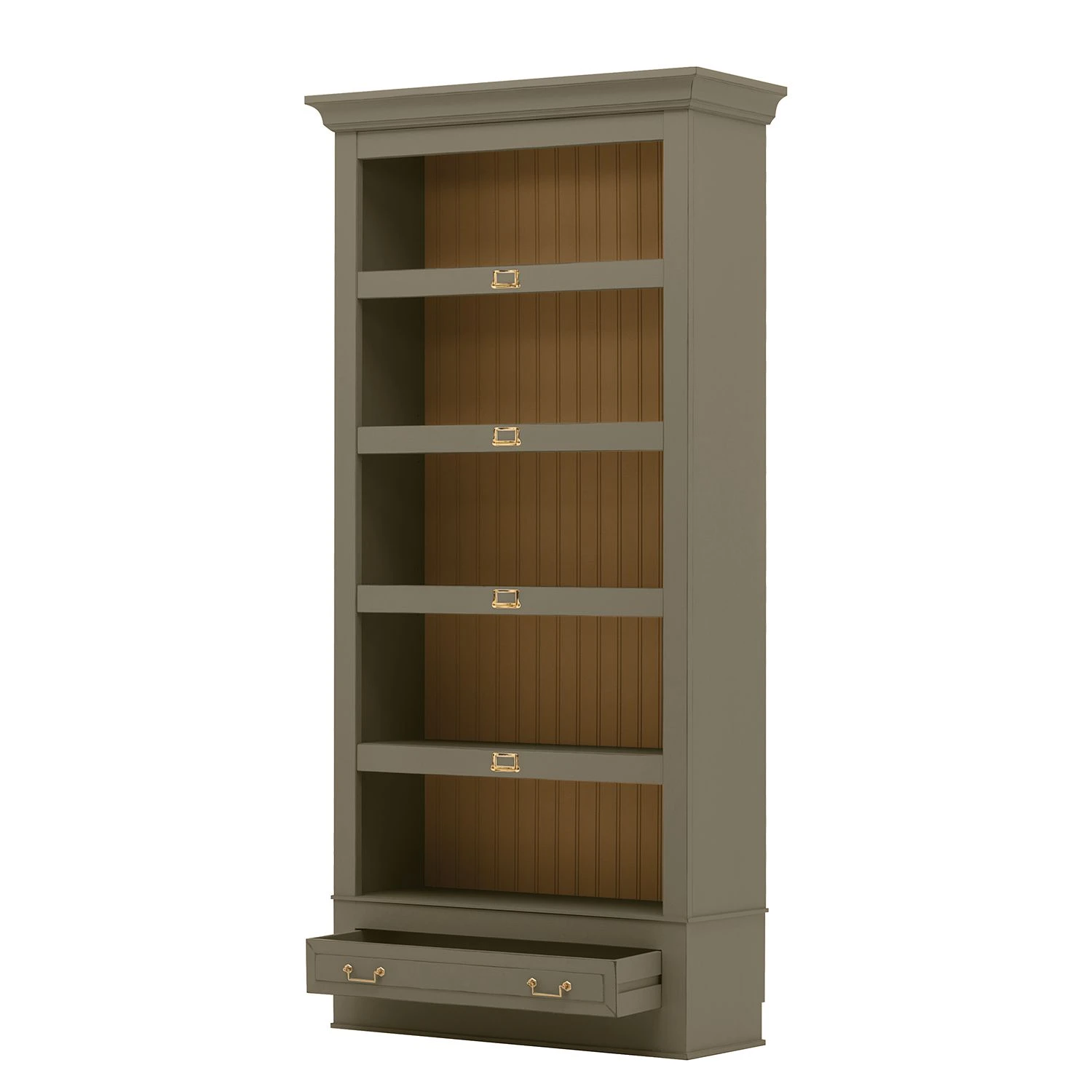 Maison Belfort Bücherregal Azjana II - Granit / Pinie Honig 1 Maison Belfort Bücherregal Azjana II - Granit / Pinie Honig