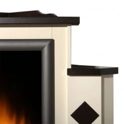 Montreux Elektro-Eckkamin Calabrio - Cremeweiß / Kolonialbraun -Wohnzimmermöbel boutique en ligne calabria elektro eckkamin cremeweiss kolonialbraun 2248970