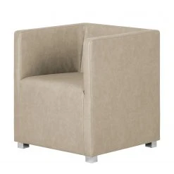 Mooved Cocktailsessel Carmen Kunstleder - Steingrau