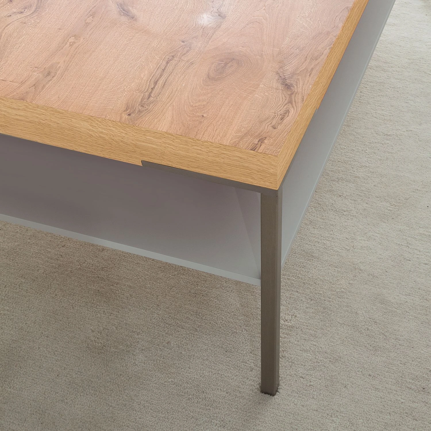 GWINNER Couchtisch Anzio - Balkeneiche / Matt Fango - 75 x 75 cm 6 GWINNER Couchtisch Anzio - Balkeneiche / Matt Fango - 75 x 75 cm – Bild 6