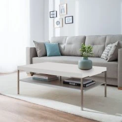 GWINNER Couchtisch Anzio - Matt Weiß - 110 x 65 cm -Wohnzimmermöbel boutique en ligne couchtisch anzio matt weiss 110 x 65 cm 4627788