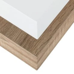 Fredriks Couchtisch Emblaze - Hochglanz Weiß / Eiche Sonoma Dekor -Wohnzimmermöbel boutique en ligne couchtisch emblaze hochglanz weiss eiche sonoma dekor 1187770