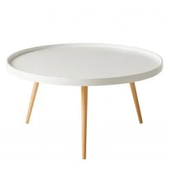 Mørteens Couchtisch Flicka I - Matt Weiß -Wohnzimmermöbel boutique en ligne couchtisch flicka i buche teilmassiv matt weiss 5127296