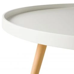 Mørteens Couchtisch Flicka I - Matt Weiß -Wohnzimmermöbel boutique en ligne couchtisch flicka i buche teilmassiv matt weiss 5127304