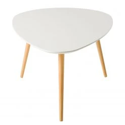 Mørteens Couchtisch Lilja I (2-teilig) - Matt Weiß -Wohnzimmermöbel boutique en ligne couchtisch lilja i 2 teilig buche teilmassiv matt weiss 5127276