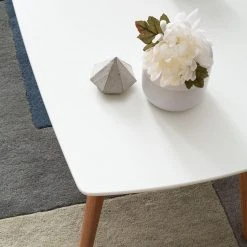 Mørteens Couchtisch Obory - Eiche teilmassiv - Weiß / Eiche -Wohnzimmermöbel boutique en ligne couchtisch obory eiche teilmassiv weiss eiche 4872404