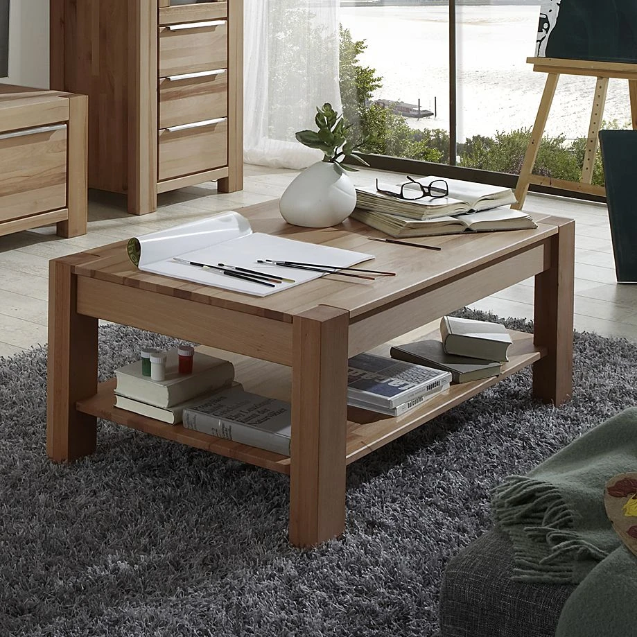 Naturoo Couchtisch Pia II - Wildeiche massiv - geölt 2 Naturoo Couchtisch Pia II - Wildeiche massiv - geölt – Bild 2